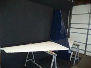 480000-964 Mooney M20D Complete Tail Section (Minus Surfaces)(Hailed)
